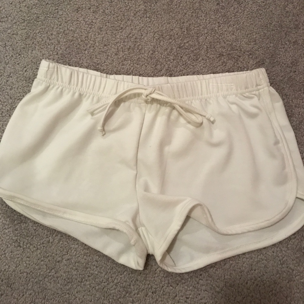Soft White Short Shorts